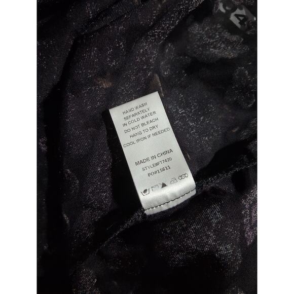 Fate Whimsigoth Velvet Burnout Art to Wear Womens size Small Old Money fairy Top - Picture 10 of 12